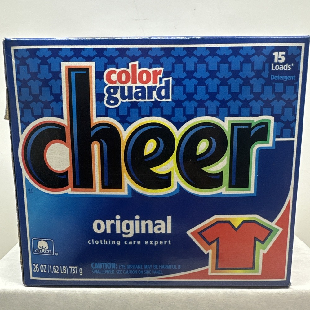 Cheer Color Guard Clothing Care Expert Original Powder Laundry Detergent 26 Oz
